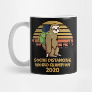 Social Distancing World Champion Mug
